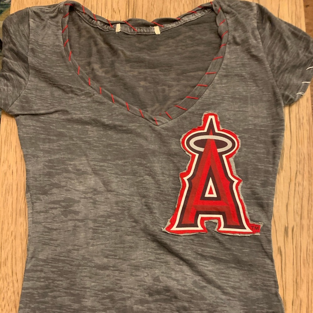 Angels Baseball - Burnout T-Shirt - Medium - Picture 2 of 4
